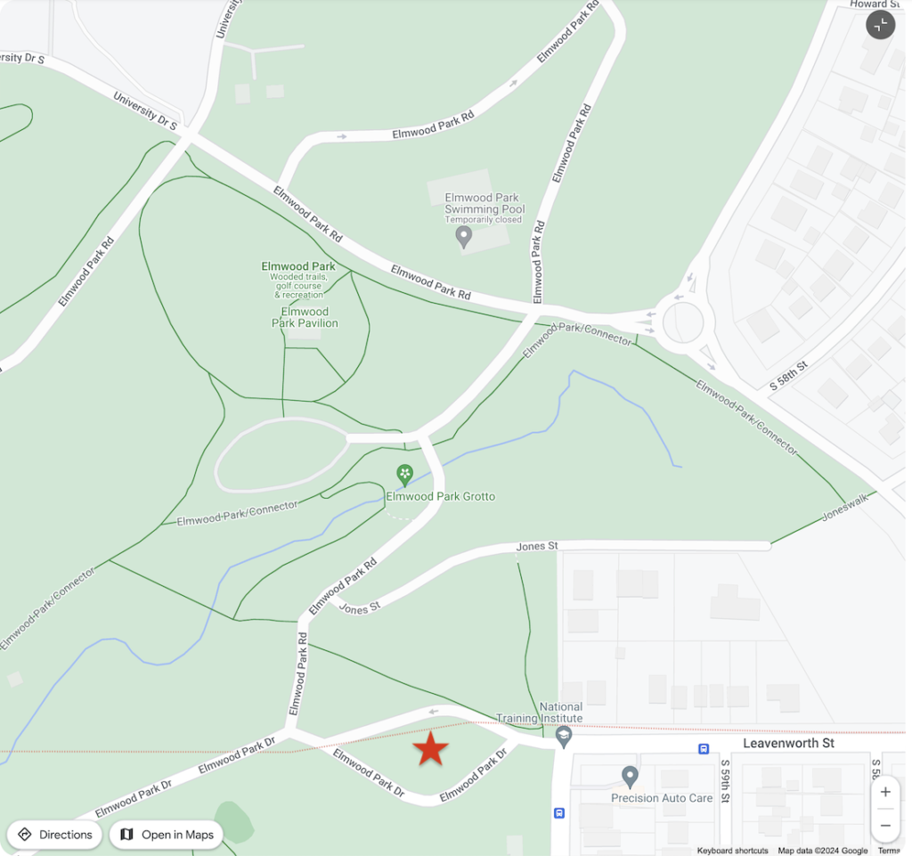 Aerial Map Of Elmwood Roads 1024x961 